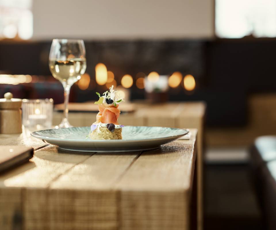 Menu gastronomique de saison dans notre restaurant à Bütgenbach -  Bütgenbacher Hof