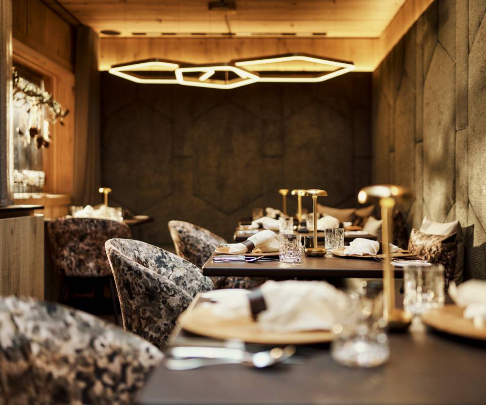 Innenansicht des Restaurants im Naturhotel Bütgenbacher Hof