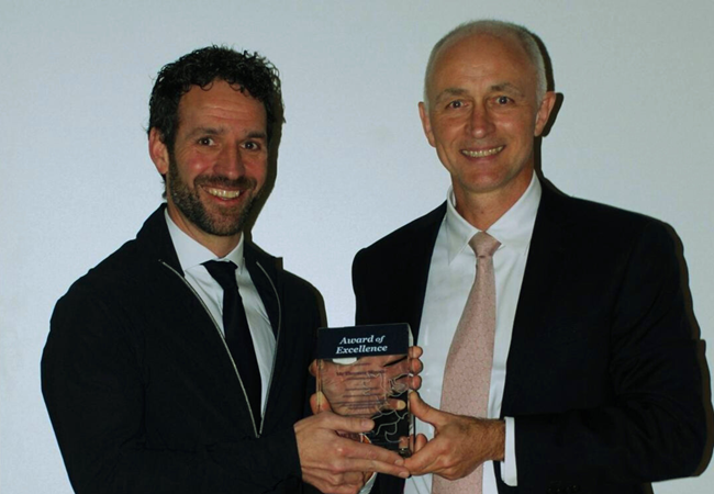 "Award of excellence“ für Thorsten Maraite